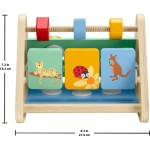 Mattel Fisher-price Wooden Activity Triangle Baby Fine Motor Toy, 1 Piece HYG48 194735246069