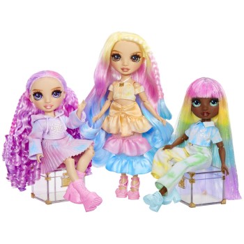 MGA Entertainment Rainbow High Watercolor & Create Fashion Doll, Brown Eyes 507598-EUC 035051507598