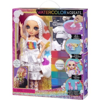 MGA Entertainment Rainbow High Κούκλα Set Ζωγραφιζω TIE DYE Καφε Ματια 507598-EUC 035051507598
