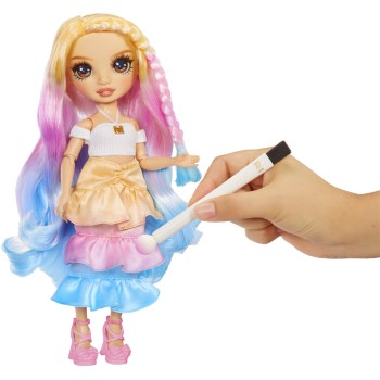 MGA Entertainment Rainbow High Κούκλα Set Ζωγραφιζω TIE DYE Καφε Ματια 507598-EUC 035051507598