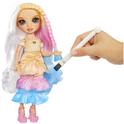 MGA Entertainment Rainbow High Κούκλα Set Ζωγραφιζω TIE DYE Καφε Ματια 507598-EUC 035051507598