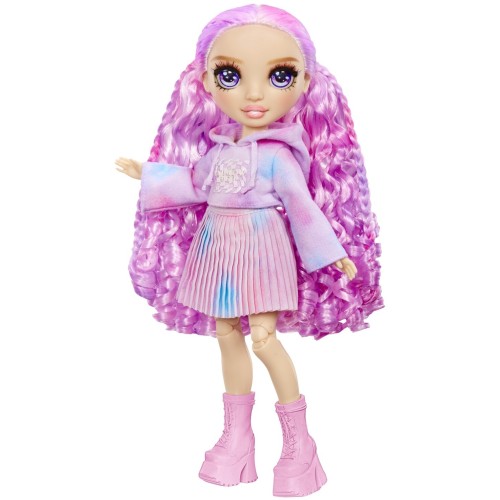 MGA Entertainment Rainbow High Κούκλα Set Ζωγραφιζω TIE DYE Μωβ Ματια 507581-EUC 035051507581