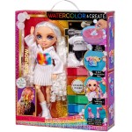 MGA Entertainment Rainbow High Watercolor & Create Fashion Doll, Purple Eyes 507581-EUC 035051507581
