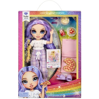 MGA Entertainment Rainbow High Junior High Pj Party Doll - Violet (Purple) 503705-EUC 035051503705