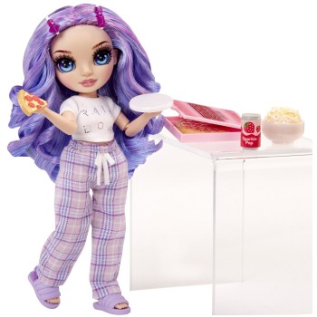 MGA Entertainment Rainbow High Junior High Pj Party Doll - Violet (Purple) 503705-EUC 035051503705
