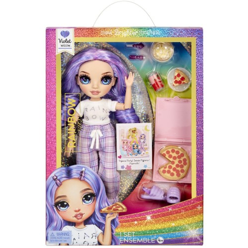 MGA Entertainment Rainbow High Junior High Pj Party Doll - Violet (Purple) 503705-EUC 035051503705