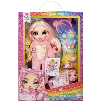 MGA Entertainment Rainbow High Junior High Pj Party Doll - Bella (Pink) 503675-EUC 035051503675