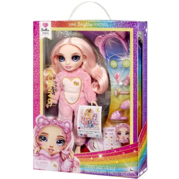 MGA Entertainment Rainbow High Junior High Pj Party Doll - Bella (Pink) 503675-EUC 035051503675