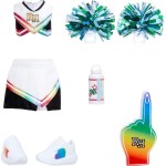 MGA Entertainment Rainbow High Fashion Pack Pep Rally 521679-EUC 035051521679