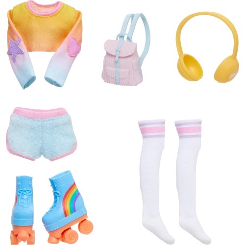 MGA Entertainment Rainbow High Fashion Pack Skate Social 521655-EUC 035051521655