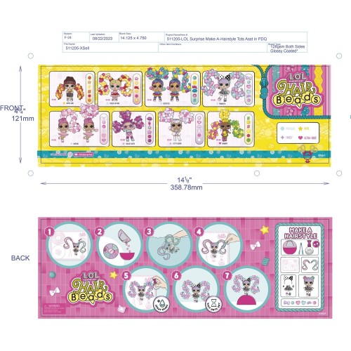 MGA Entertainment L.O.L. Surprise Χτενίσματα ME Χάντρες Κούκλα - 1 Τμχ 511205-EUC 035051511205