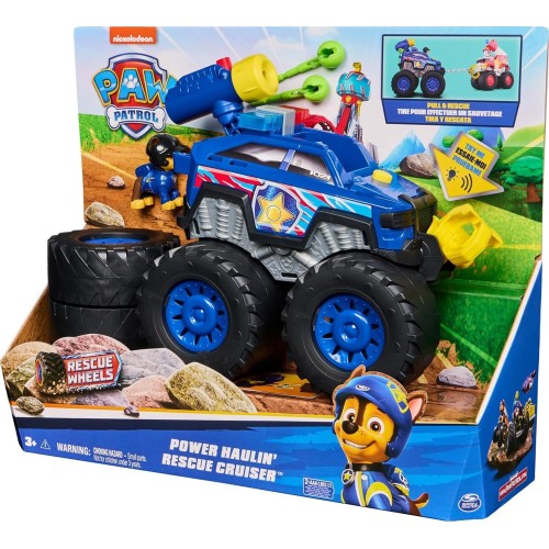 Spin Master Paw Patrol: Rescue  Chases Power Haulin Cruiser, Toy Truck With Launcher, M 102487 681147017801