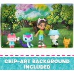 Spin Master Gabbys Dollhouse Dreamworks Κουκλόσπιτο Gabbys Cat Adventures - Gabby & Friends Camping Figure Set 102125 7789884692
