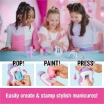 Spin Master Cool Maker, Go Glam  Nail Kit, Style 200 Nails With 4 Designs, 2 Polish App 102511 681147025813