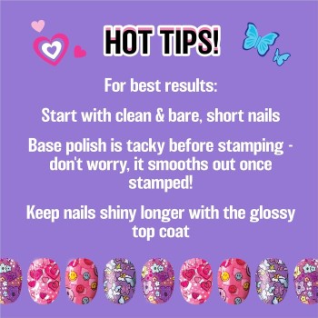 Spin Master Cool Maker, Go Glam  Nail Kit, Style 200 Nails With 4 Designs, 2 Polish App 102511 681147025813