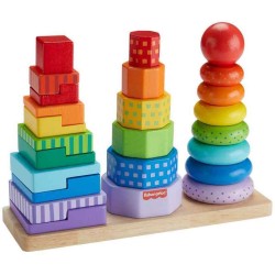 Mattel Fisher-Price Stacking Shape Sorter HXT76 194735238217
