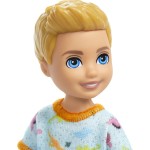 Mattel Barbie Chelsea & Φιλες Chelsea Doll Chelsea Κούκλα Ξανθό Αγοράκι Μπλούζα Δεινόσαυρος DWJ33 / HXM98 194735234561
