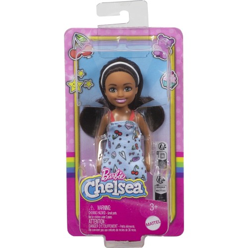 Mattel Barbie Chelsea & Φιλες Chelsea Doll Chelsea Κούκλα Καστανά Μαλλιά Γαλάζιο Φόρεμα DWJ33 / HXM97 194735234585