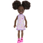 Mattel Barbie Chelsea & Φιλες Chelsea Doll Chelsea Κούκλα Μωβ Φόρεμα Με Λουλούδια DWJ33 / HXM96 194735234554