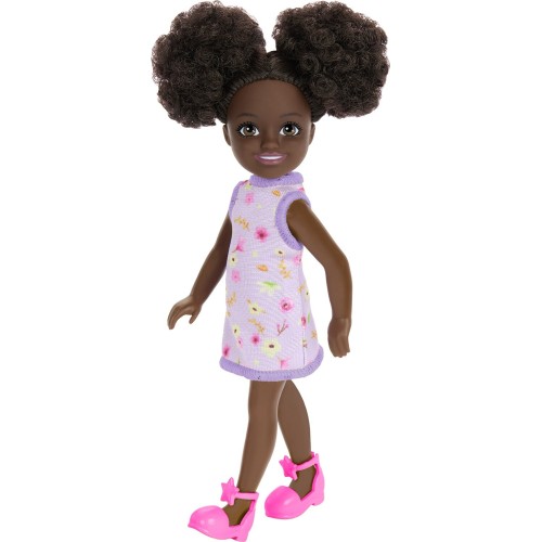 Mattel Barbie Chelsea & Φιλες Chelsea Doll Chelsea Κούκλα Μωβ Φόρεμα Με Λουλούδια DWJ33 / HXM96 194735234554