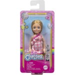 Mattel Barbie Chelsea & Φιλες ®Chelsea Doll Chelsea Κούκλα Καρώ Ροζ Φόρεμα DWJ33 / HXM95 194735234615