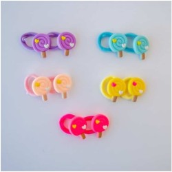 Azure accessories Children's Rubber Lollipop Various Colors - 1 Pc XA-0184 5200419211478