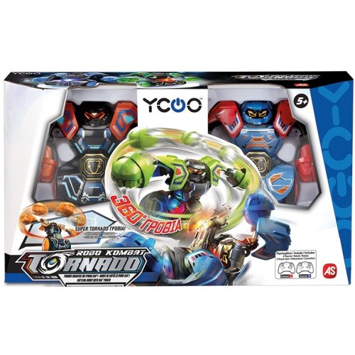 As company Silverlit Ycoo Kombat 360 Tornado Σετ 2 Τηλεκατευθυνόμενα Ρομπότ Μαχητές Για 5+ Χρονών 7530-86883 4891813868835