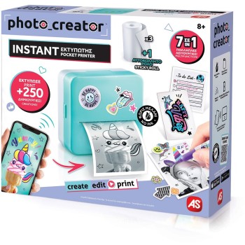 As company Photo Creator Instant Portable Printer for Ages 8+ 1863-70607 3555801706172