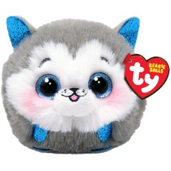 TY Beannie Balls Slush Χνουδωτό Σκυλάκι Χάσκι Γκρι 1607-42539 008421425396
