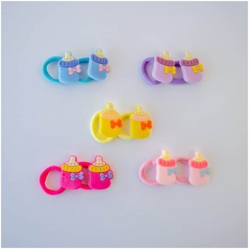 Azure accessories Children's Rubber Baby Bottle Various Colors - 1 Pc XA-0188 5200419211515