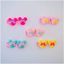 Azure accessories Children's Rubber Band Set Of 2 Various Colors - 1 Pc XA-0178 5200419211416