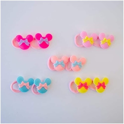 Azure accessories Children's Rubber Band Set Of 2 Various Colors - 1 Pc XA-0178 5200419211416
