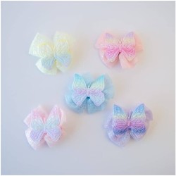 Azure accessories Children's Butterfly Plates Various Colors - 1 Pc XA-0172 5200419211355