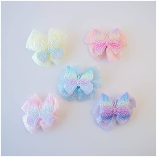 Azure accessories Children's Butterfly Plates Various Colors - 1 Pc XA-0172 5200419211355