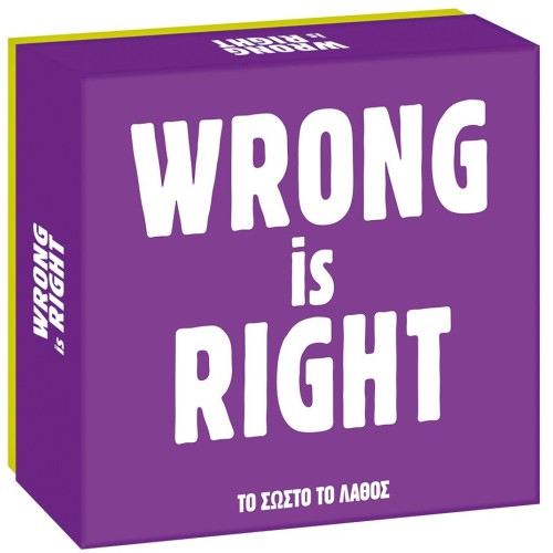 As company AS Games Επιτραπέζιο παιχνίδι Gift Games Wrong Is Right Για Ηλικίας 15+ Χρονών και 2-6 παίκτης 1040-24801 52030682480