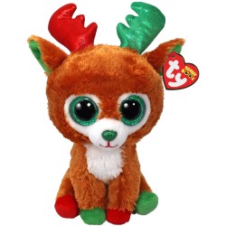 ty Beanie Boos Tinseltoes Fluffy Reindeer Brown 15cm 1607-37354 008421373543