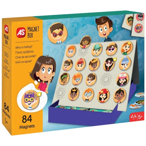 As company AS Magnet Box Who Is Hiding? 84 Educational Paper Magnets For Ages 5+ 1029-64060 5203068640606