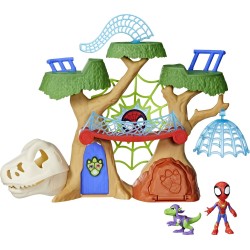 Hasbro Spiderman Marvel Spidey and His Amazing Friends Dino Webs Treehouse Playset F9477 5010996234896