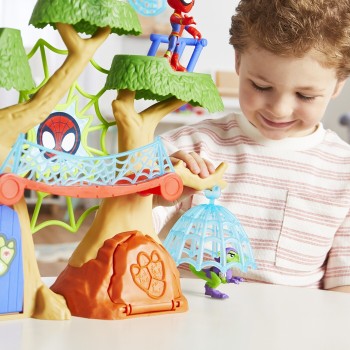 Hasbro Spiderman Marvel Spidey and His Amazing Friends Dino Webs Treehouse Playset F9477 5010996234896