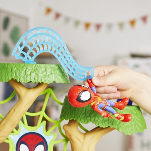 Hasbro Spiderman Marvel Spidey and His Amazing Friends Dino Webs Treehouse Playset F9477 5010996234896