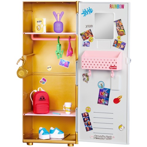 MGA Entertainment Rainbow High Locker Playset 507420-EUC 035051507420