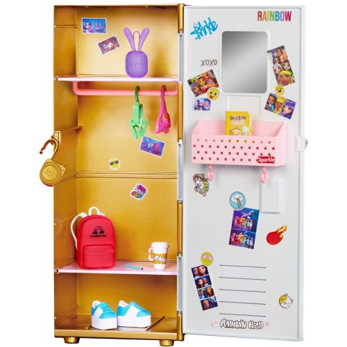 MGA Entertainment Rainbow High Locker Playset 507420-EUC 035051507420