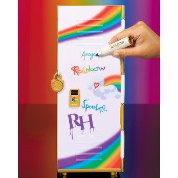 MGA Entertainment Rainbow High Locker Playset 507420-EUC 035051507420