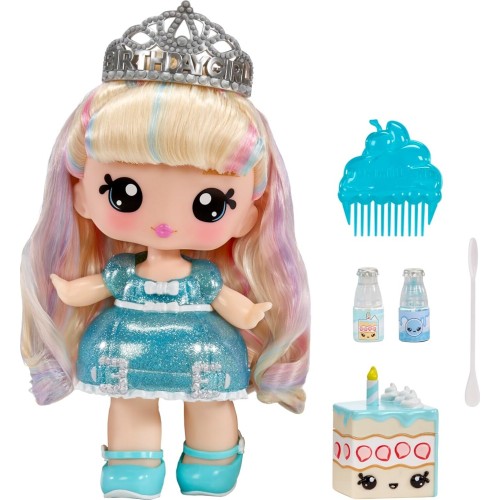 MGA Entertainment Yummiland Μεγάλη Κούκλα 25 Εκ. + Lipgloss Pet- Callie Birthday Cake 120742-EUC 035051120742