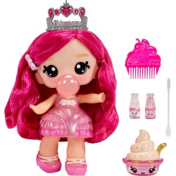 MGA Entertainment Yummiland Large Doll + Lipgloss Pet- Bianca Bubblegum 120735-EUC 035051120735