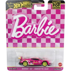 Mattel Hot Wheels Συλλεκτικα Αυτοκινητάκια - Pop Culture Hw Barbie 65Th Corvette C8.R Anniversar Όχημα Παιχνίδι HXD63 / HVJ51 19