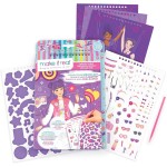Make It Real Fashion Sketchbook | Fashion Design Scratch Art Groovy Vibes 3211 695929032111