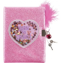 Make It Real 3C4g | Born To Sparkle Glitter Journal And Pen 36037 638241360371