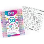 Make It Real 3C4g | Σετ Με 30 Gel Στυλό Και 100 Αυτοκόλλητα 57172 638241571722