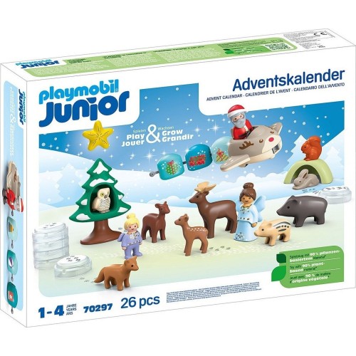 Playmobil Junior: Advent Calendar Snowy Christmas 70297 4008789702975